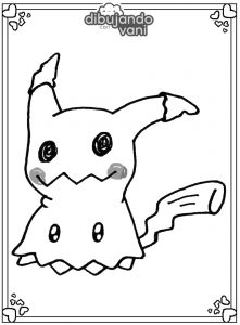 mimikyu para imprimir