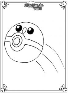 pokebola para imprimir