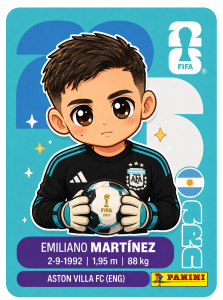 igurita emiliano martinez mundial 2026