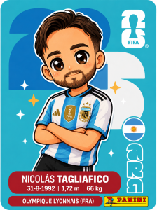 figurita nicolas tagliafico mundial 2026