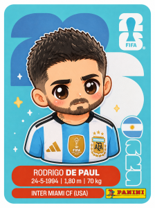 ffigurita rodrigo de paul mundial 2026