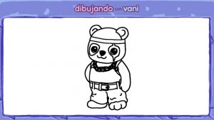 menu panda de free fire para colorear
