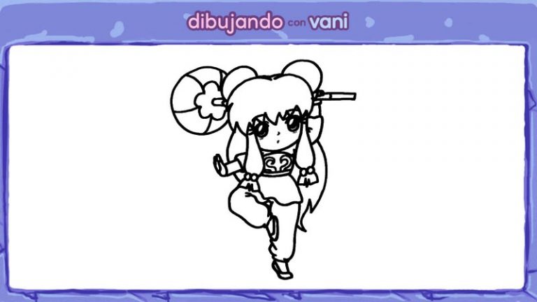 Dibujo de Shampoo de Ranma para colorear - Dibujando con Vani