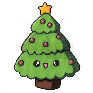 arbolito de navidad kawaii