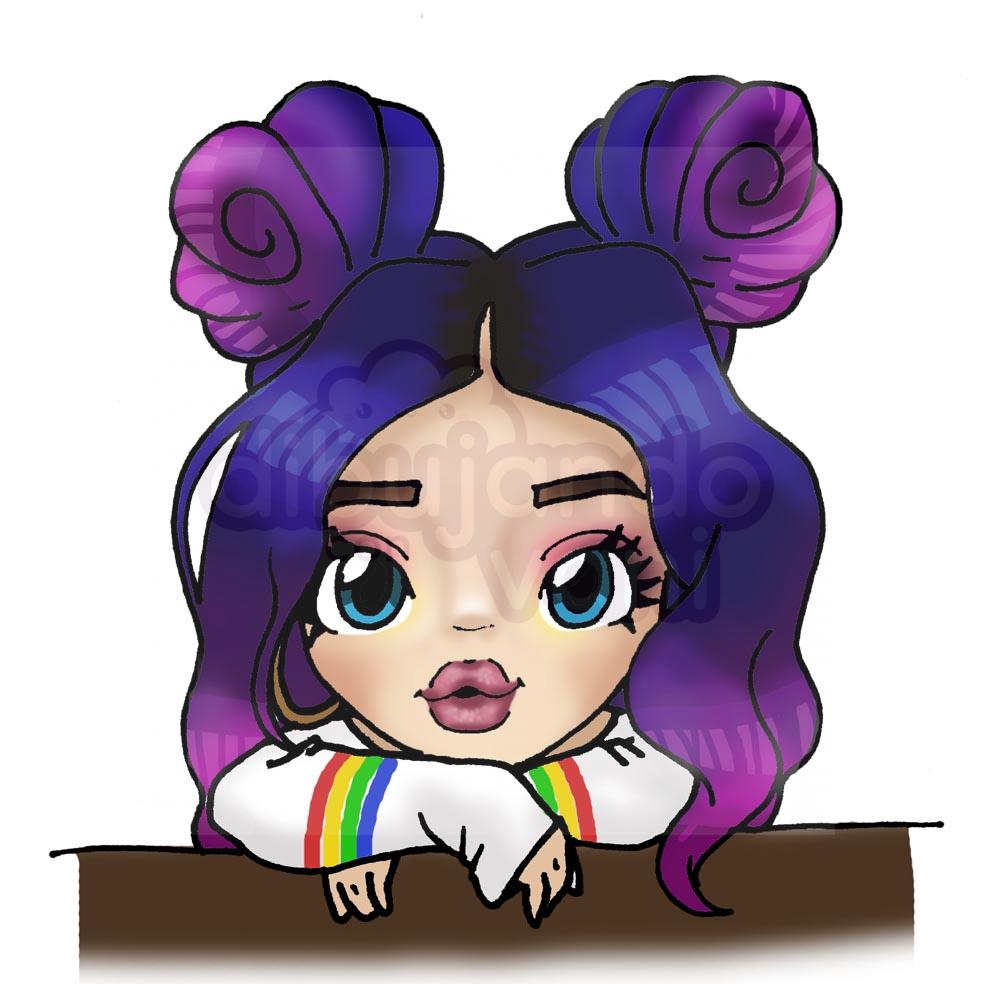 chica tumblr kawaii - Dibujando con Vani