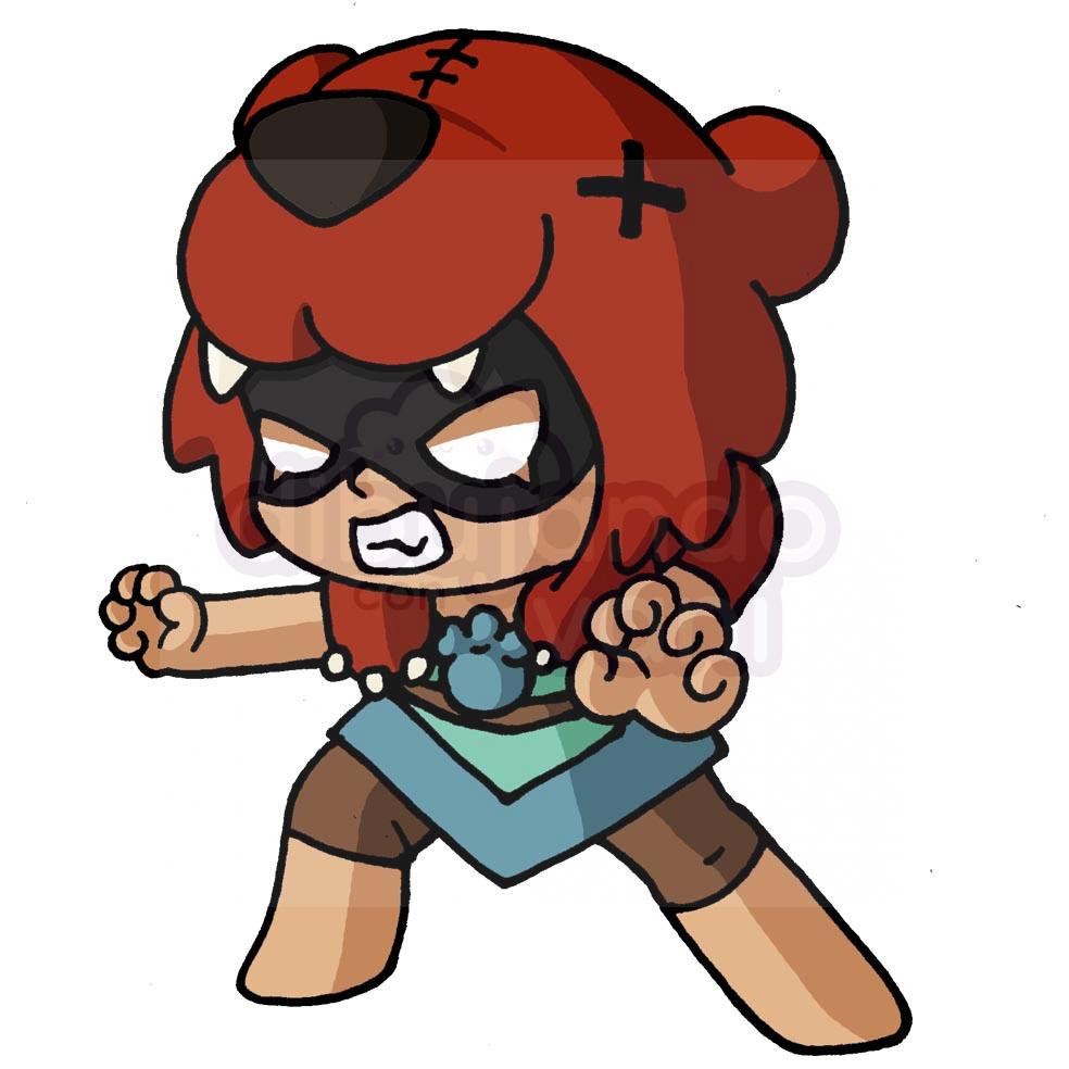 Dibujos De Brawl Stars Kawaii Personajes Kawaii Dibujando Con Vani - como dibujar a tara brawl stars paso a paso carton