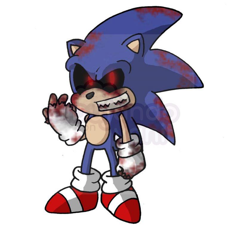 Sonic Exe Creepypasta Kawaii Dibujando Con Vani