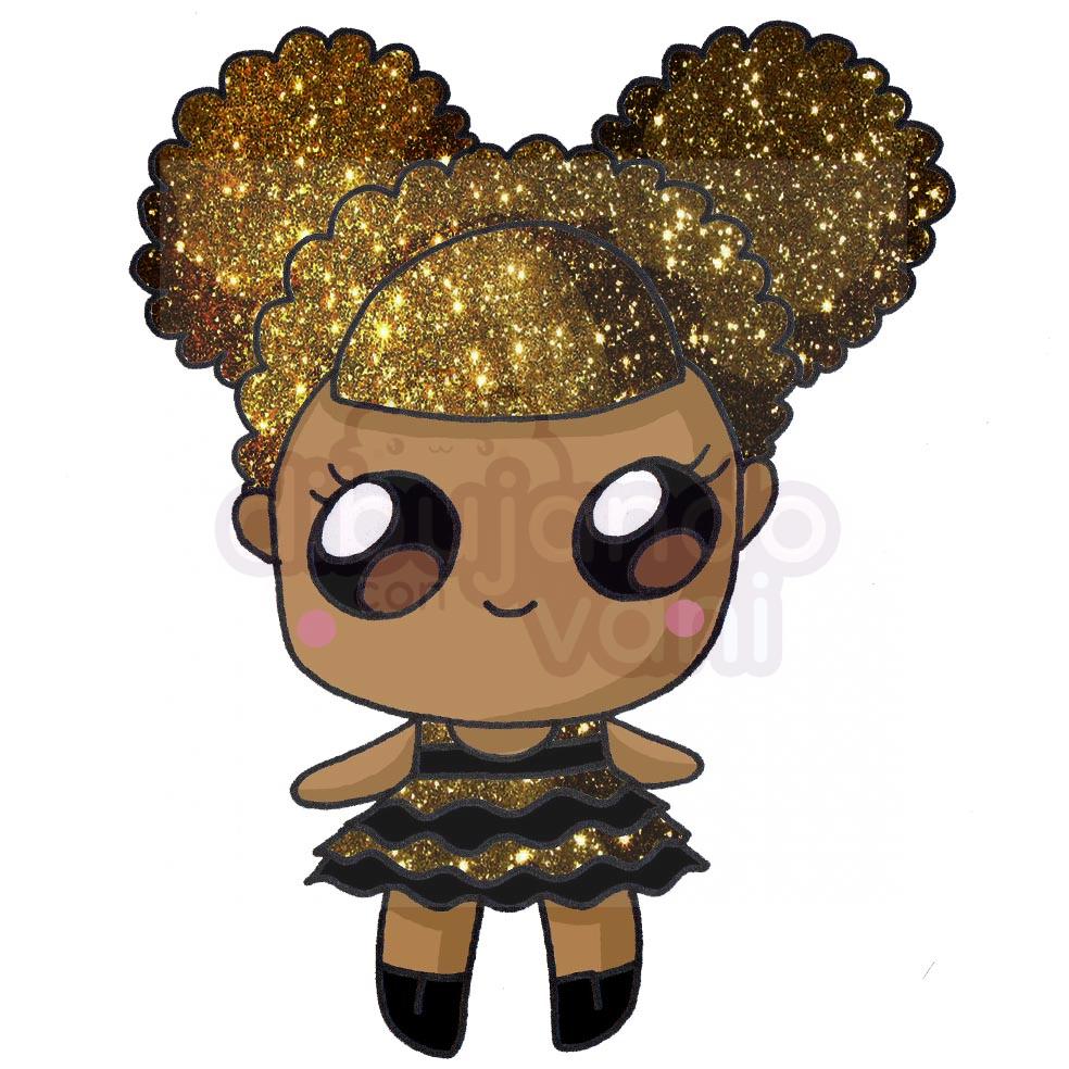 Queen Bee LOL Doll Drawing