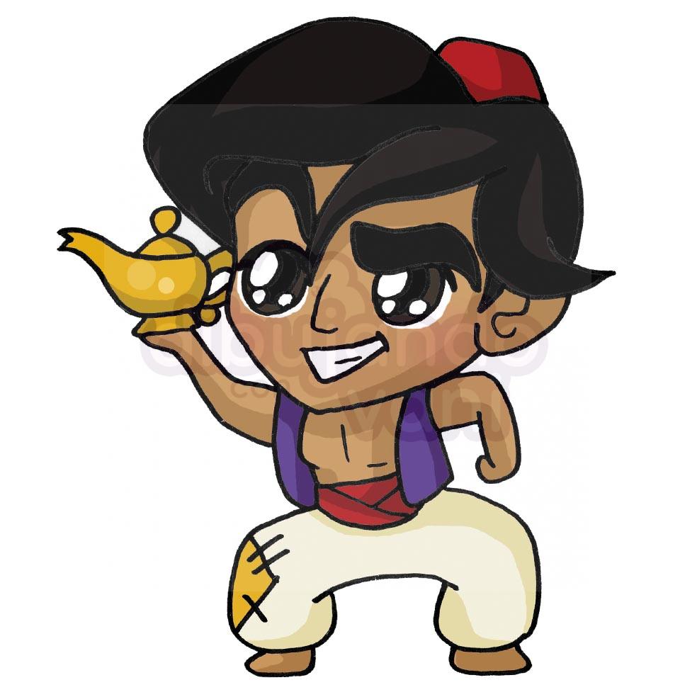 Aladdin de Disney para colorear - Dibujando con Vani