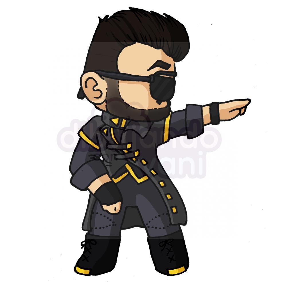 alok-free-fire-kawaii - Dibujando con Vani