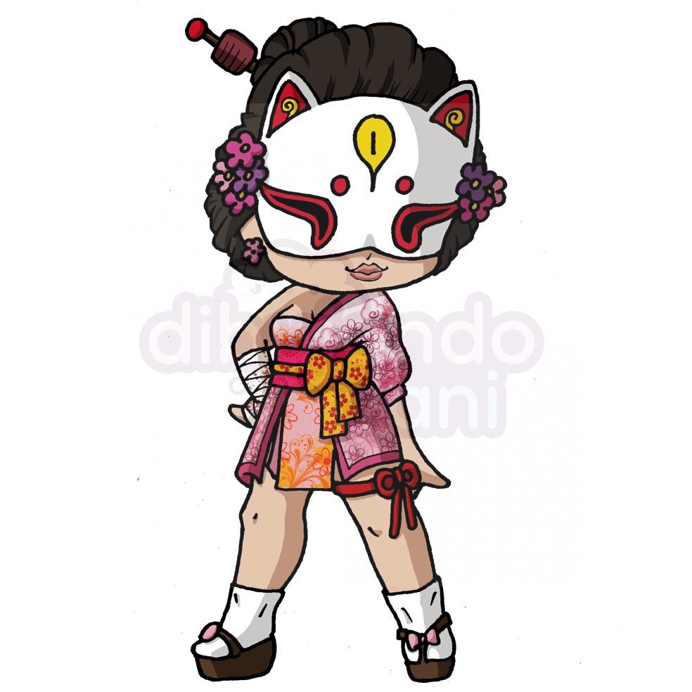 sakura free fire kawaii - Dibujando con Vani