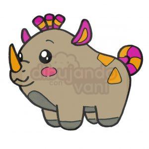 rinoceronte de pk xd kawaii