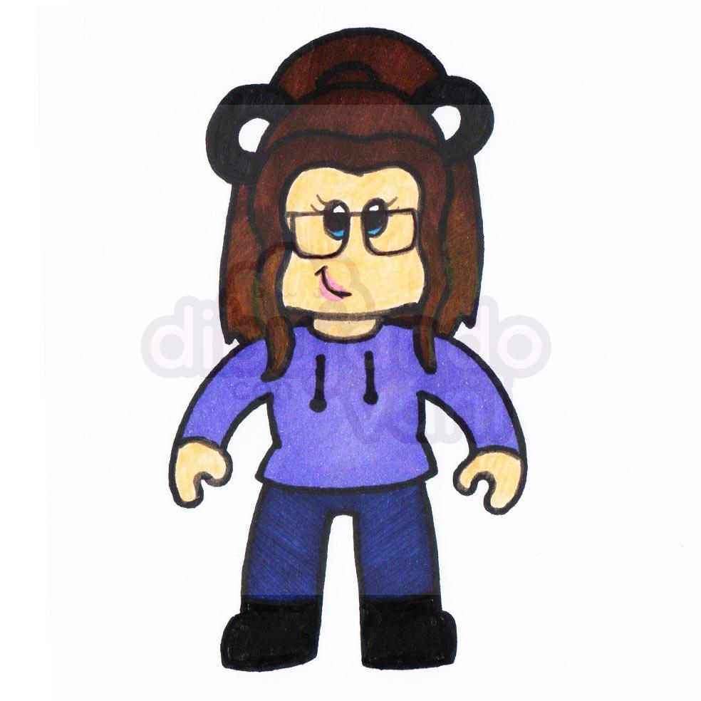 Dibujos de Roblox kawaii - Personajes kawaii - Dibujando con Vani