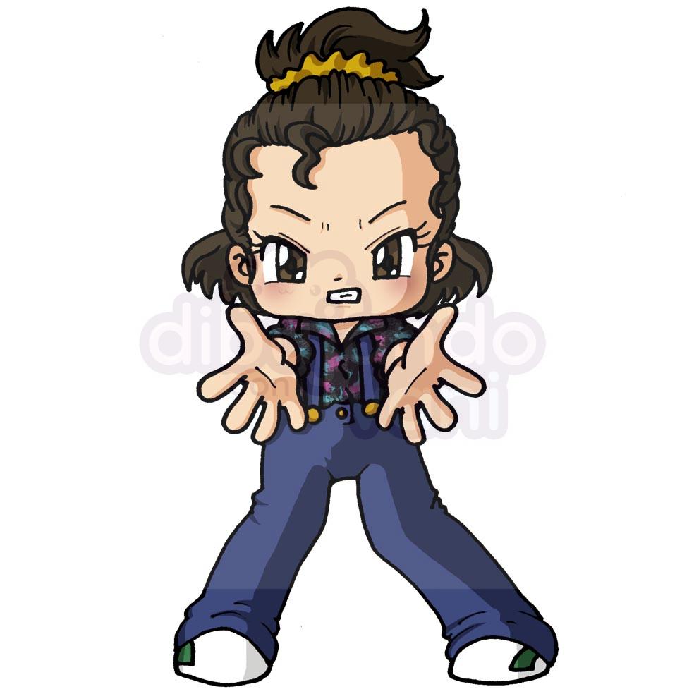 eleven 2 de stranger things kawaii - Dibujando con Vani