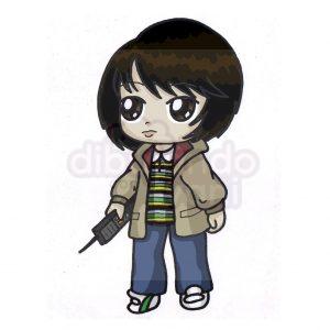mike de stranger things kawaii