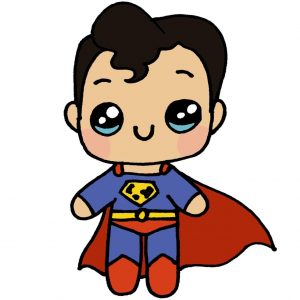 personajes-kawaii - superman-kawaii